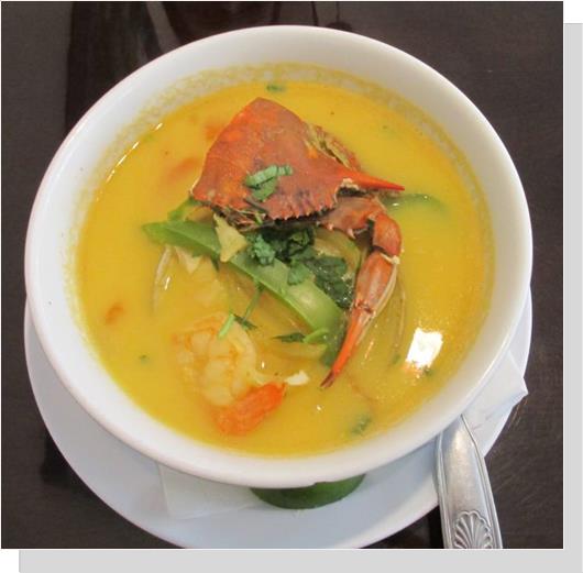 Seafood Soup at Pupusas